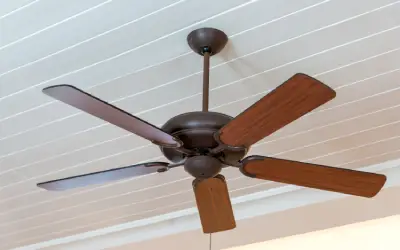 ceiling fan in battle ground rental home