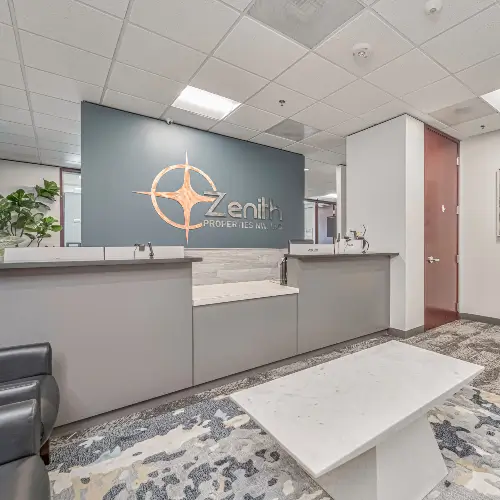 The office lobby area of Zenith Properties NW - Proudly serving Vancouver WA